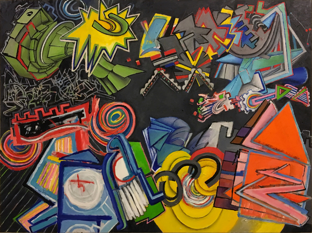 Night Fishing at New York, 50x60